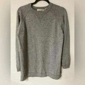 Pursuits 100% Cashmere Oatmeal gray sweater M